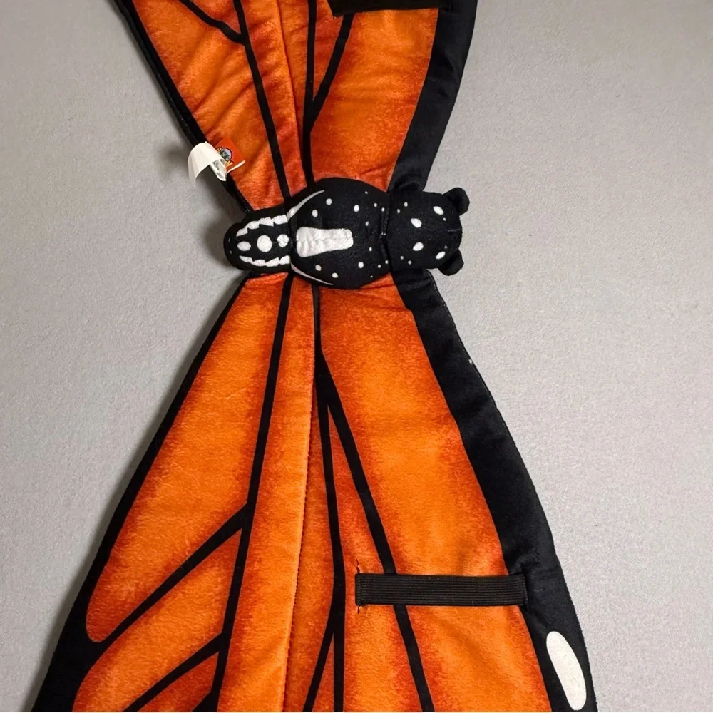 Monarch Butterfly Wings Plush Costume Cosplay Halloween Youth 48” Anime Game